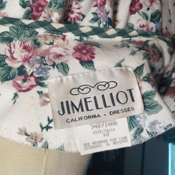 Vintage Jim Elliot Floral Dress - Picture 6 of 10